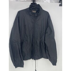Vintage Auburn Sportswear Black‎ Zip up Windbreaker Jacket XXXL